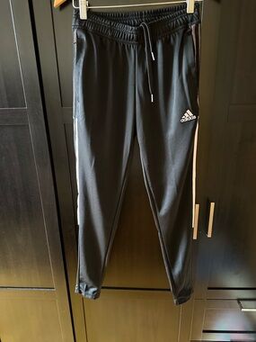 Adidas Womens Tiro 25 Essentials Training Sweatpants Light pink stripes size XS